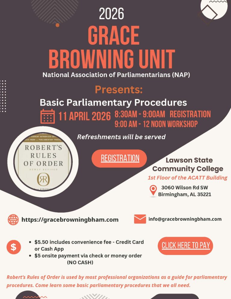 2026 April Parliamentary Flyer
